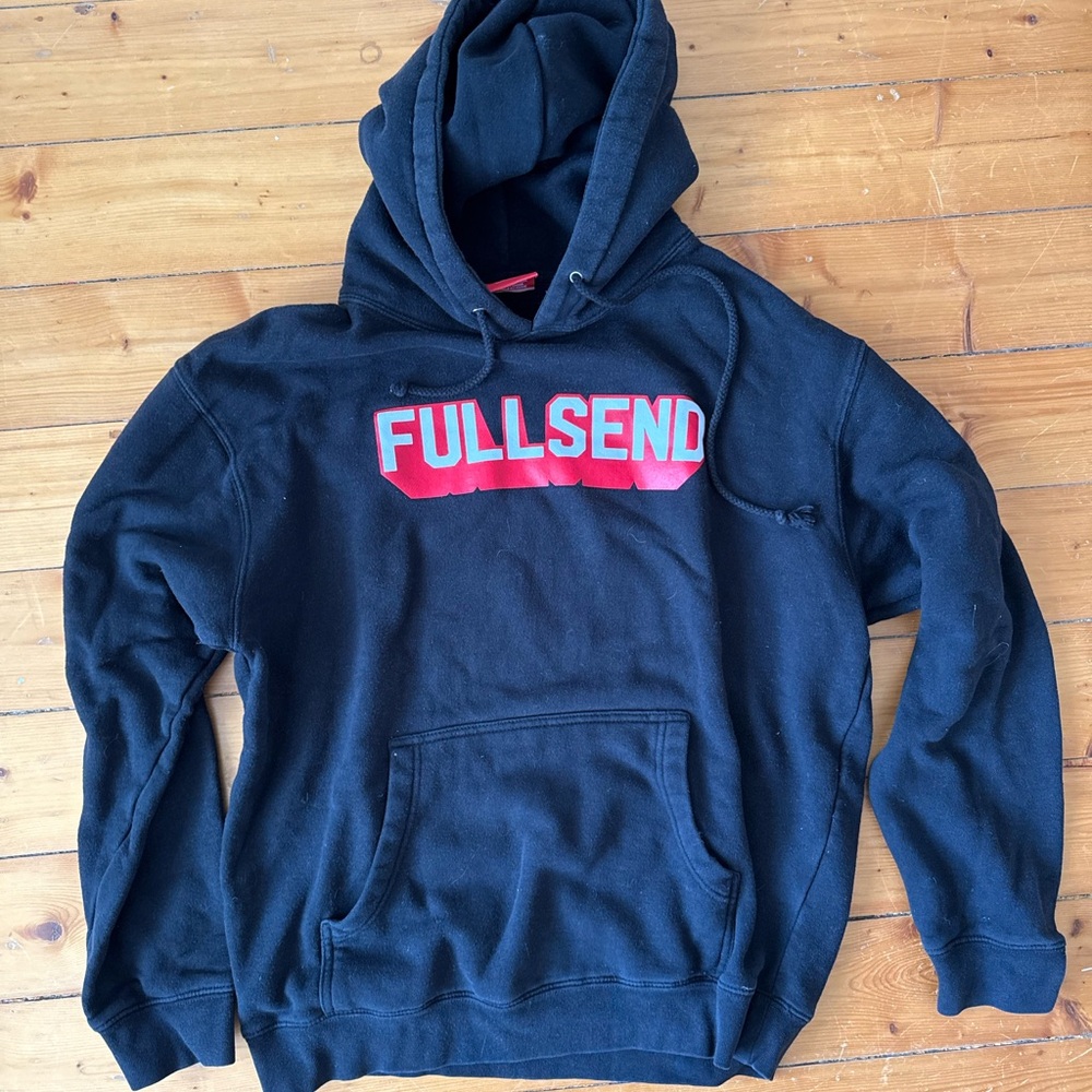 Fullsend Black Hoodie for Men